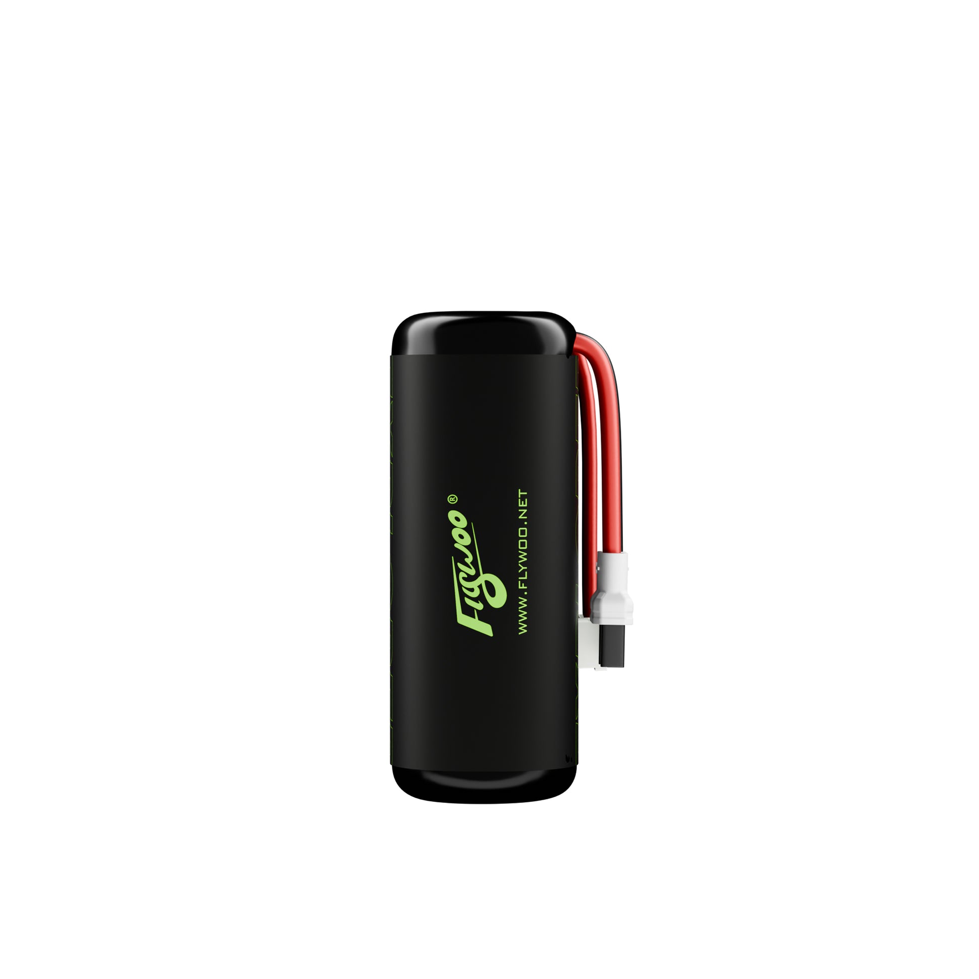 Flywoo Explorer 2S Li-ion battery pack in black shrink wrap with red/black leads and XT30 connector