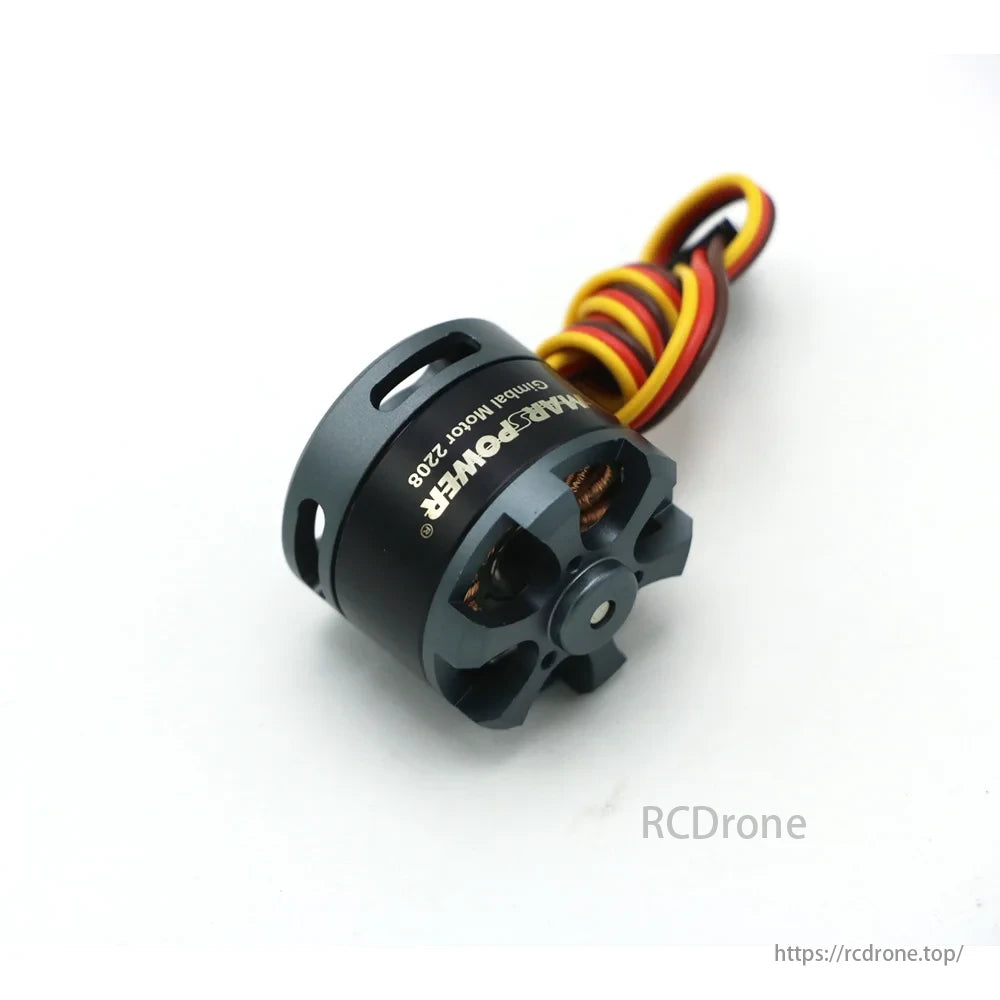 2208 80T RC Brushless Gimbal Motor, High-performance motor designed for GoPro and digital cameras on FPV and aerial drones