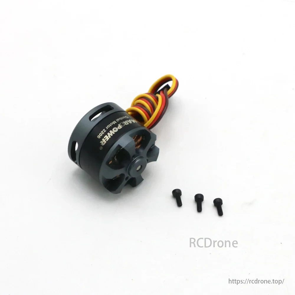 2208 80T RC Brushless Gimbal Motor, Motor designed for smooth stabilization and precision control for camera payloads between 100g-200g.