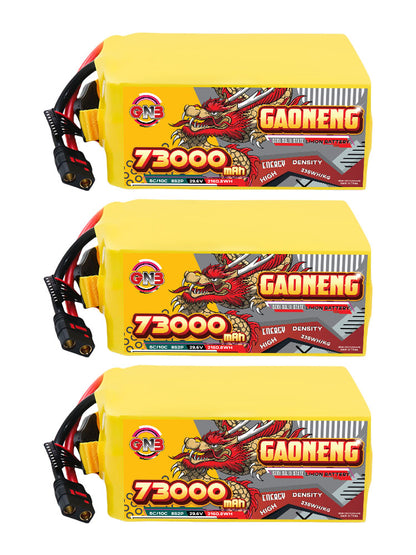 GAONENG GNB 73000mah 8S 29.6V 5C QS8 Semi Solid State Li-ion Battery 335WH/kg