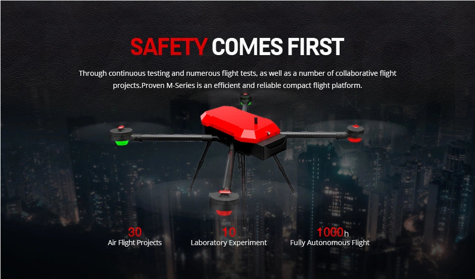 T-Motor T-Drone M1200 Industrial Drone - 4 Axis 10KM 5kg Payload 60 Minutes Long Flight Time Long Range UAV Drone Frame for Mapping, Searching, Monitoring, Surveying, Rescue Service 9 T-Motor T-Drone, Proven M-Series is an efficient and reliable compact flight platform . a number