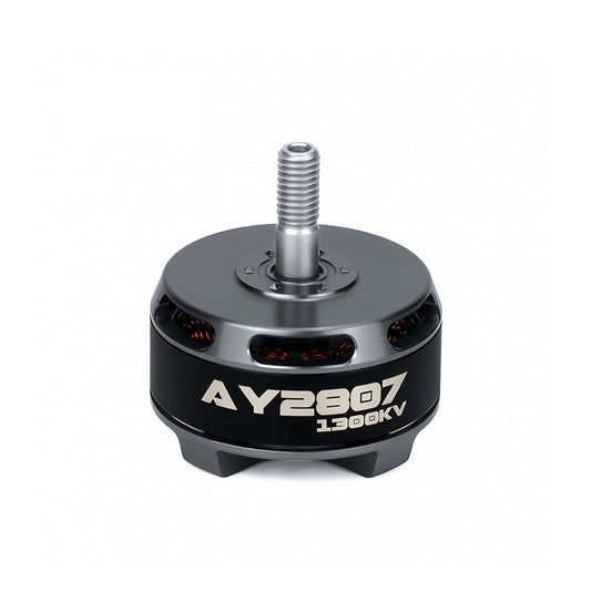 Axisflying AY2807 1300KV FPV Motor for 10-inch Drones — 4–6S, Ø33.6×35.7mm, 5mm Shaft, 930W, 2095g Thrust