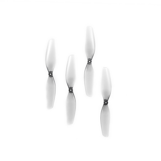 HQProp Ultralight 65mm 2-blade drone propeller set, 4-piece (2CW + 2CCW) translucent polycarbonate