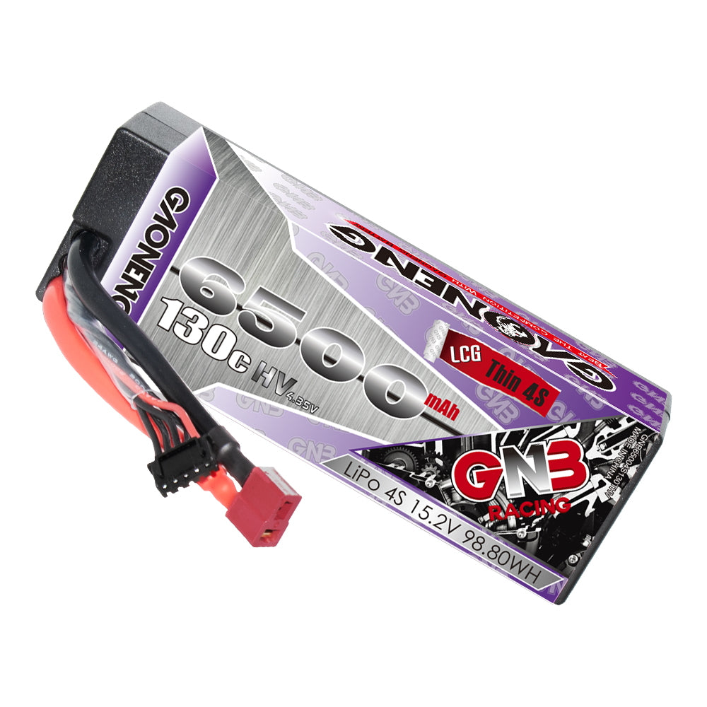 GAONENG GNB 6500mAh 4S LiHV hard case LiPo battery with T-PLUG connector