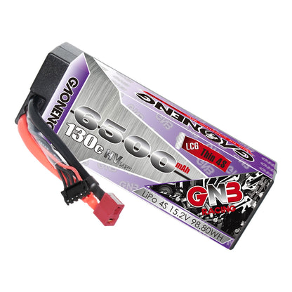 GAONENG GNB 6500mAh 4S LiHV hard case LiPo battery with T-PLUG connector