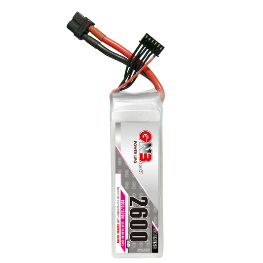 GAONENG GNB 5S 2600mAh 120C LiPo battery with XT60 connector, front label view