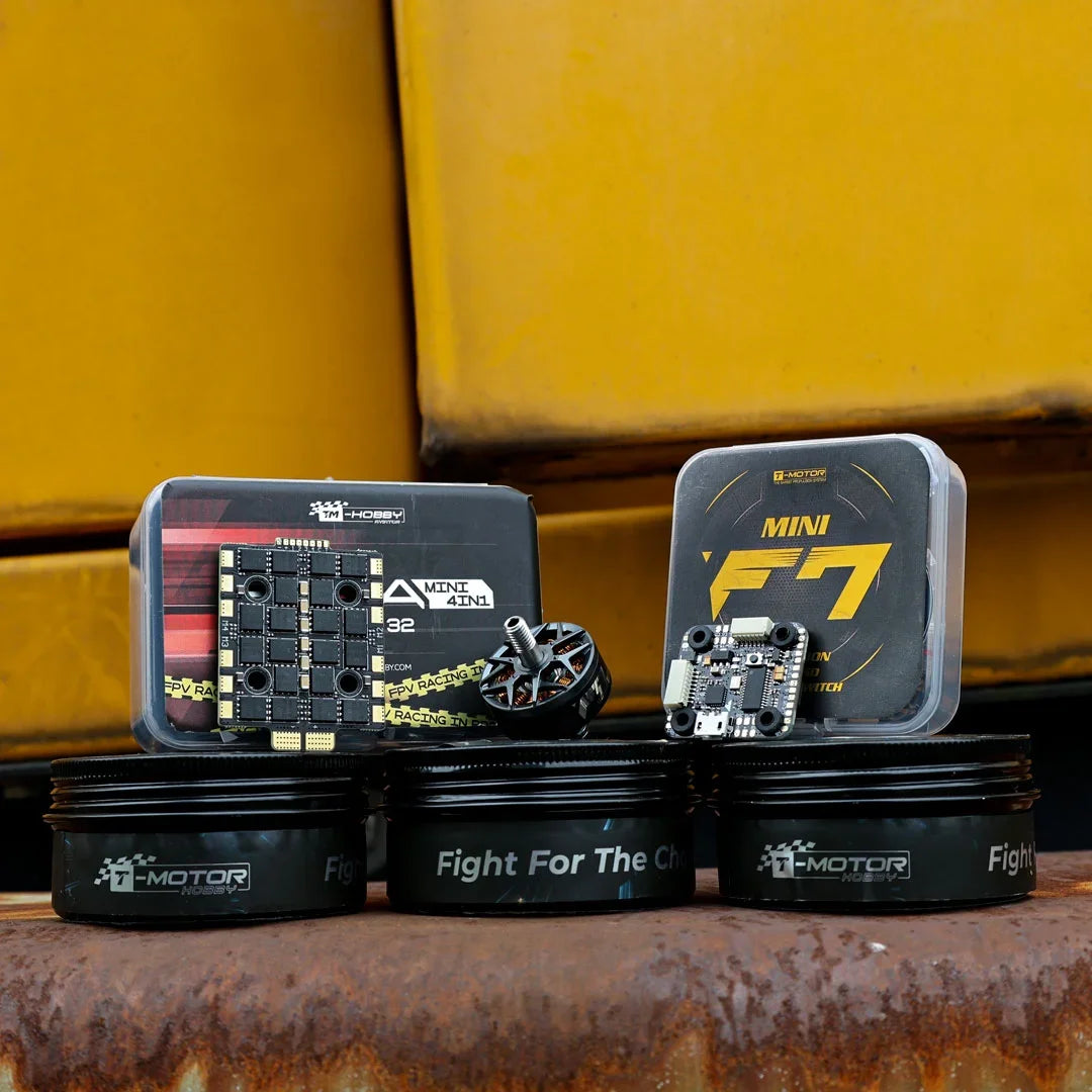 T-Motor 5 Inch Racing Power Systeem (F50 Motor + F7 MINI MPU6000 FC + F60A MINI 8S ESC)