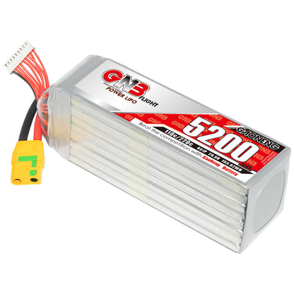 GAONENG GNB 8S 5200mAh 110C LiPo battery with XT90S-F anti-spark connector, side view