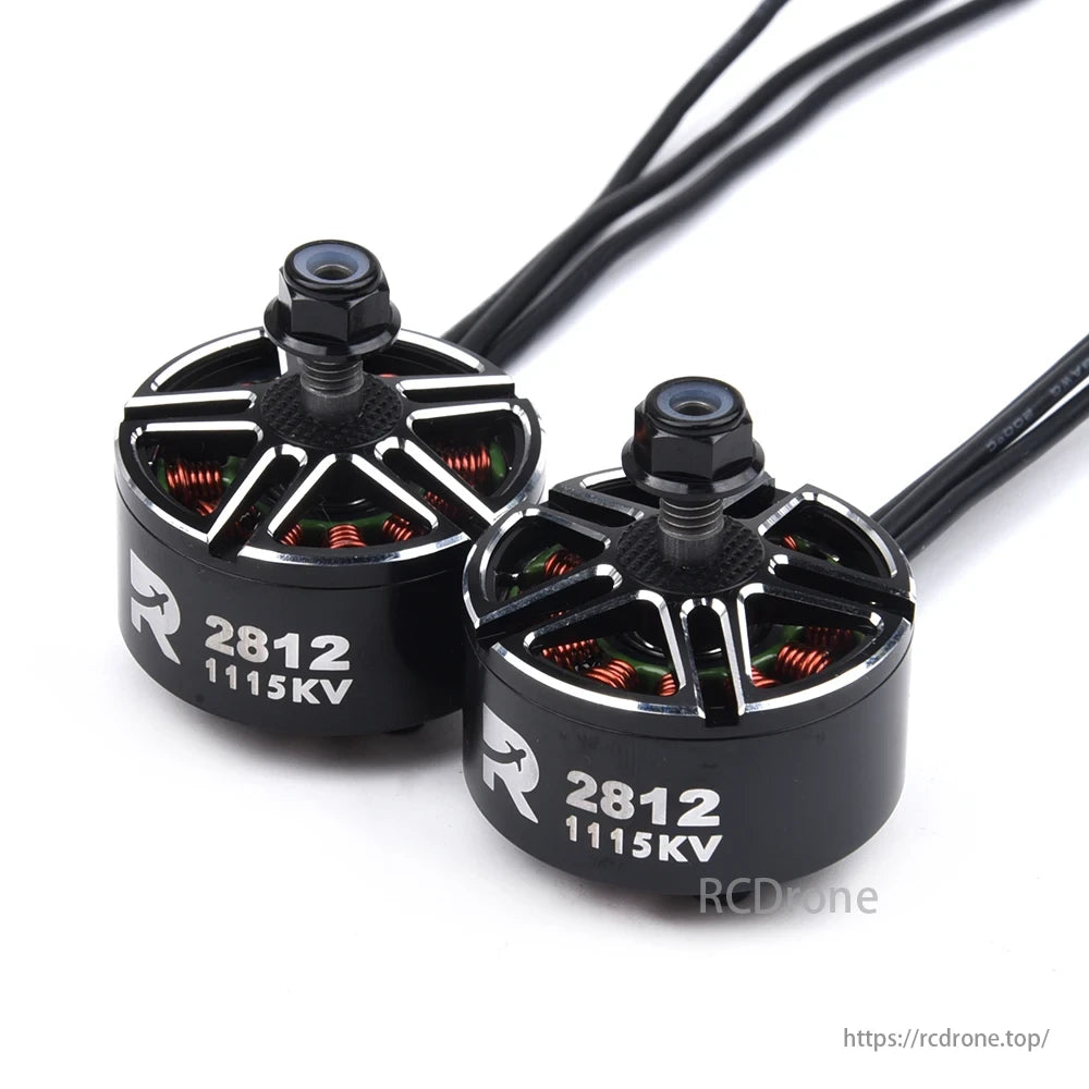 2812 900KV 1115KV 3-6S Brushless Motor, Efficient Power Delivery optimizes efficiency up to 68% for better endurance and temperature control.