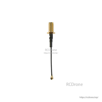 2PCS Foxeer 65mm U.FL (ufl) to SMA Extension Cable, U.FL to SMA extension cable with bulkhead SMA connector and short coax lead for antenna mounting