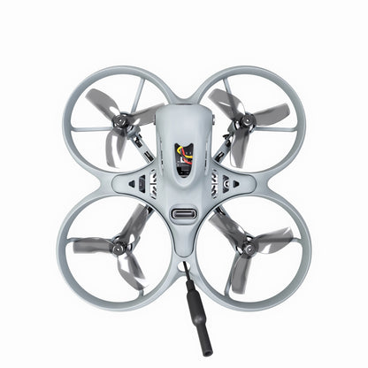 Top-down view of EMAX Tinyhawk Lite BNF FPV showing 4 ducted prop guards and rear antenna