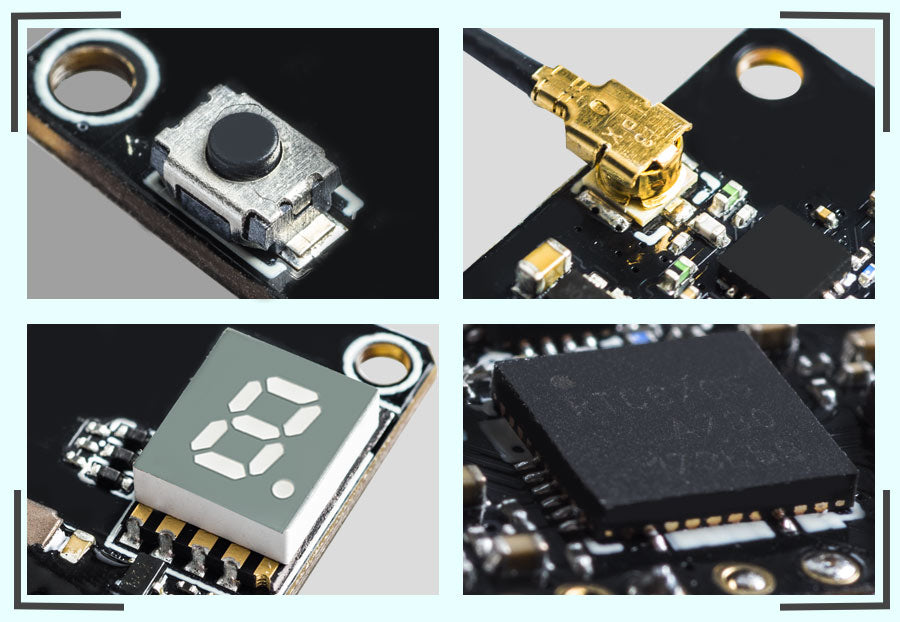 AKK X5 FPV VTX - 5.8Ghz 37CH 25mW/50mW/100mW/200mW Switchable Video Transmitter 9 AKK X5 FPV VTX is among the smallest vt