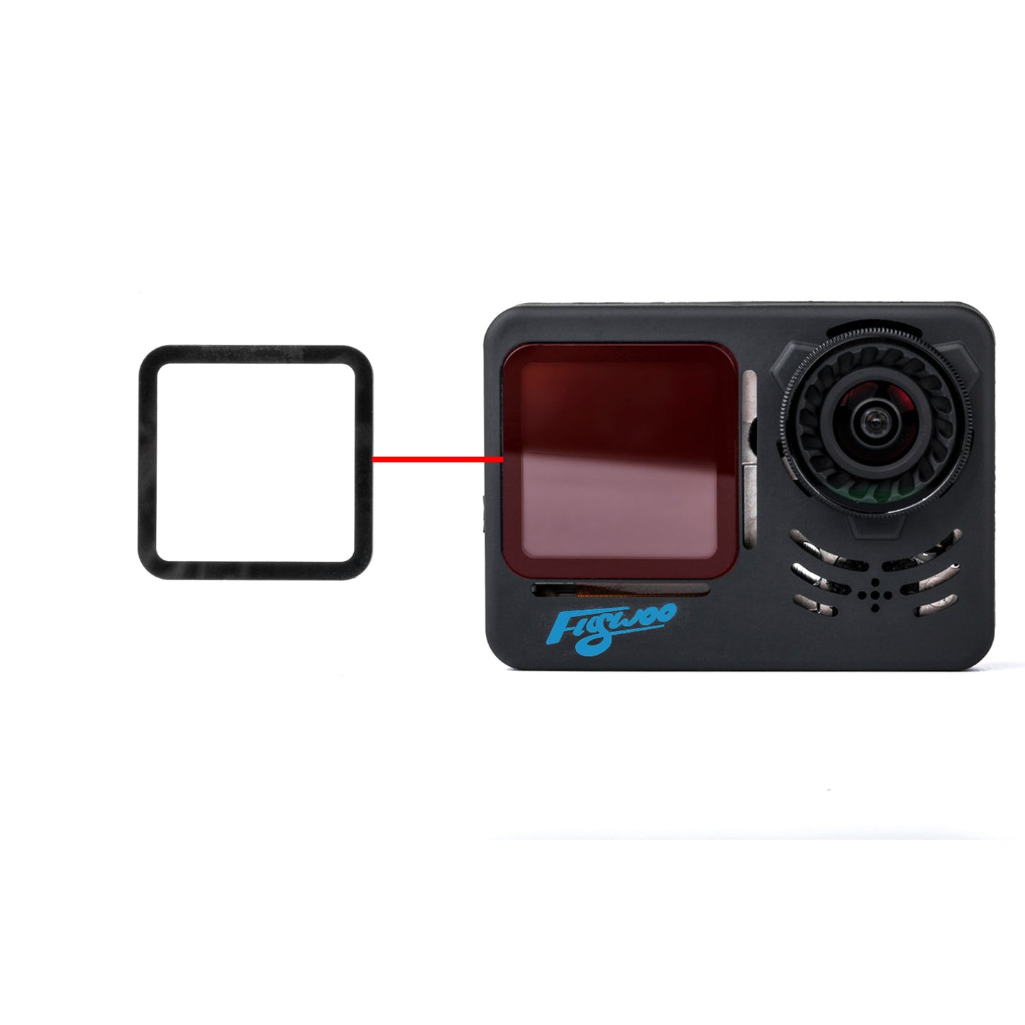 Gopro front screen protector for Flwoo GP9 / GP10 / GP11 Naked gopro