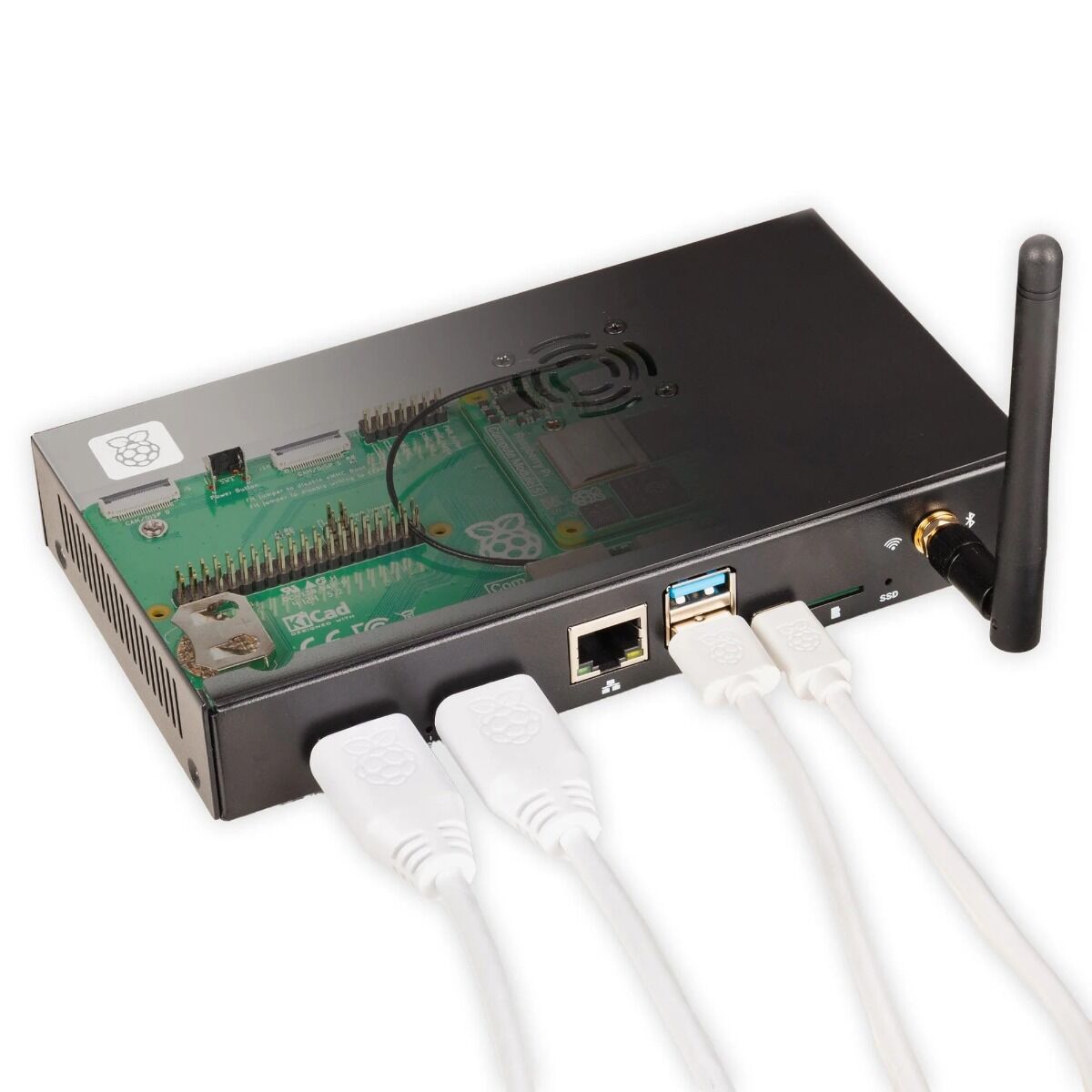 Raspberry Pi Compute Module 5 Development Kit (EU) – CM5 Wireless 4GB/32GB, IO Board, Case, Antenna, 27W USB‑C PD