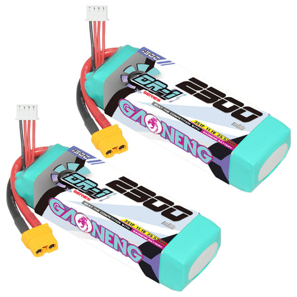 GNB DR-1 3S 11.1V 2300mAh 150C LiPo battery pack with XT60 connector and balance lead