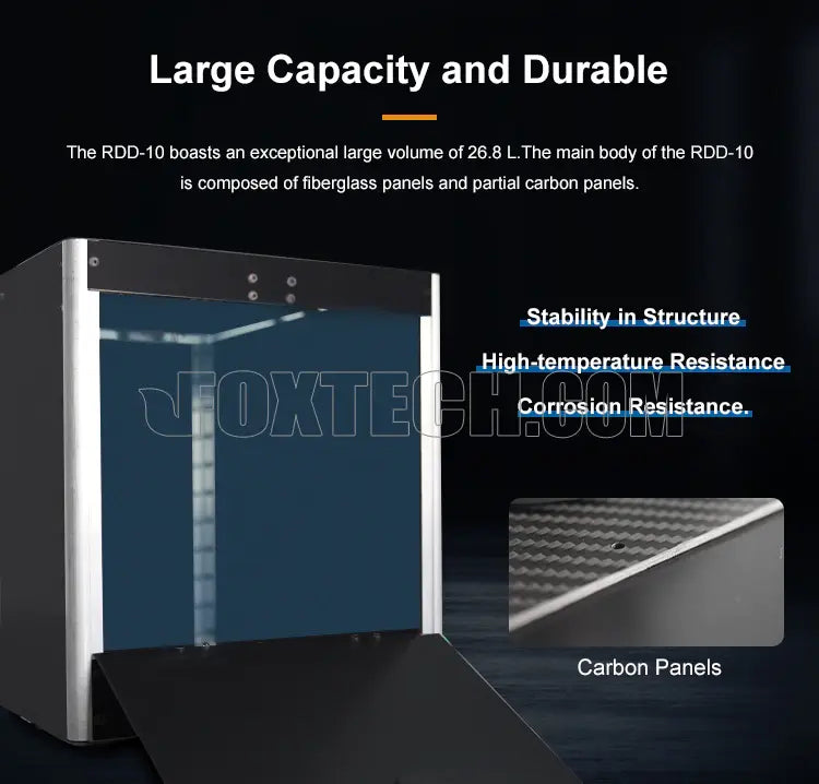 RDD-10 10KG Payload Release and Drop Container 26.8L Effective Volume 5 RDD-10 10KG Payload Release and Drop, Durable fiberglass and carbon panels provide stability and protection in this large-capacity RDD-10 container.