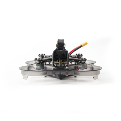 Front view showing camera mount bracket and low-profile ducted frame on XI20 Pro cinewhoop