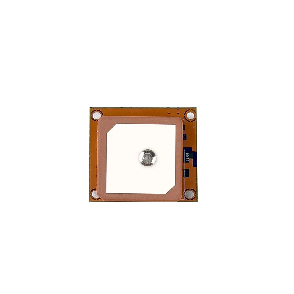 GM8 GPS ceramic patch antenna underside view with mounting holes
