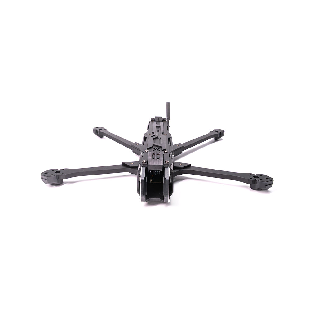 HGLRC Nblade PRO 7-Inch FPV Frame front view showing camera cage and four arm layout