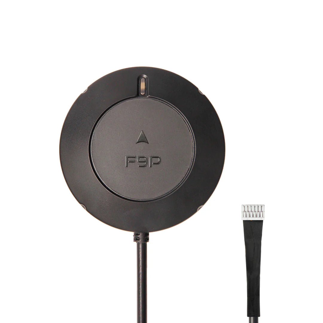 Holybro H-RTK NEO-F9P Rover GNSS Modul dengan Kompas RM3100 & IP66 Kalis Air – UAV Drone CAN & UART RTK GPS