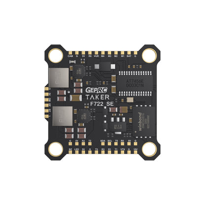 GEPRC TAKER F722 SE Flight Controller – STM32F722, 6 UARTs, 2–6S, MPU6000, Dual BEC, 25.5x25.5mm for FPV Drones