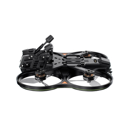 GEPRC Cinebot35 O4 Pro ducted FPV quadcopter, left-side profile with front camera and prop guards