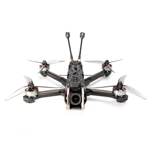 HGLRC Nblade MAX 5-inch FPV drone front view with dual antennas and 4-blade props