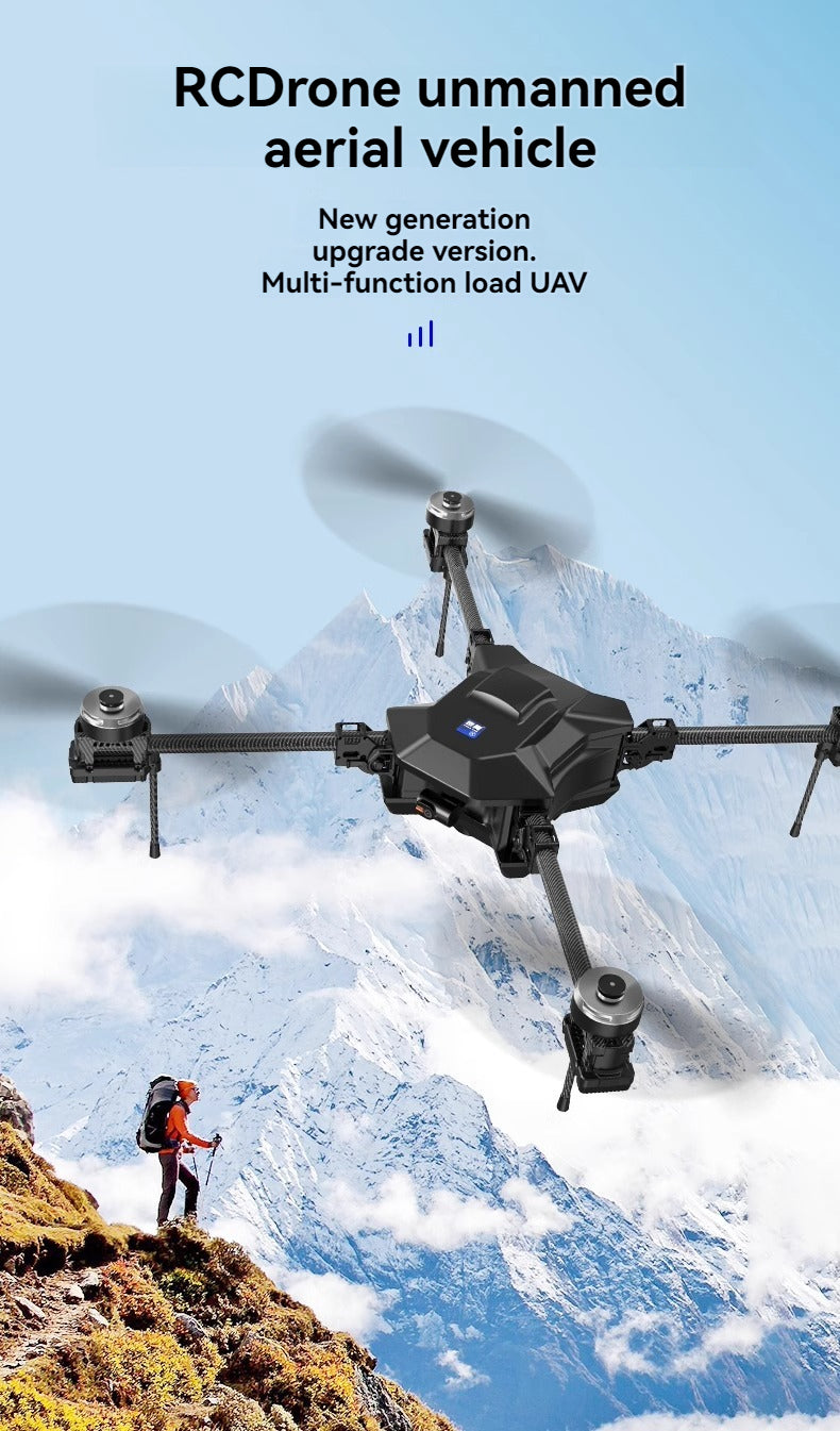 RCDrone SY800 Heavy Lift Drone - 2KG - 10KG Payload 10KM Distance 1080P 2K 3 Axis Camera GPS Cargo Resume Industrial Drone With Thrower LoudSpeaker Lighting 10 RCDrone unmanned aerial vehicle New generation upgrade version: Multi-function load U