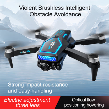 S180 Drone, Drone with intelligent obstacle avoidance, impact resistance, and smooth hovering capabilities.
