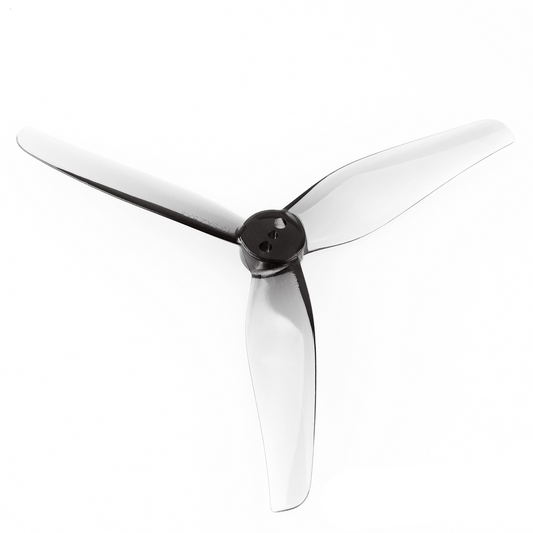 HQProp T3.5x2.5x3 3.5in 3-blade FPV drone propeller, smoke gray polycarbonate