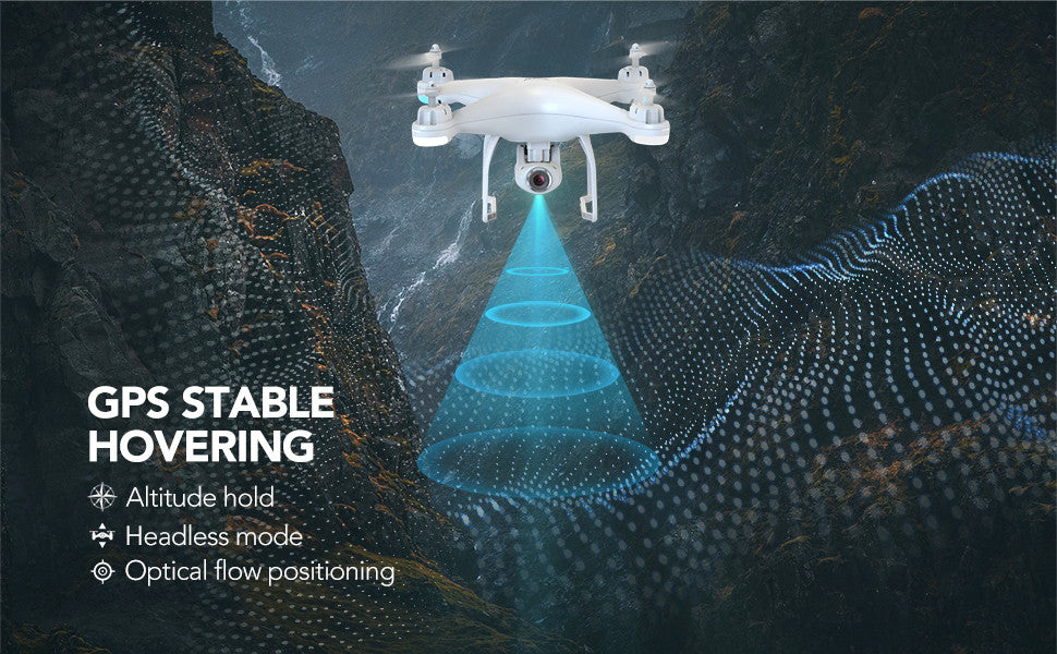 Potensic T25 Drone, GPS STABLE HOVERING Altitude hold Headless mode Optical flow