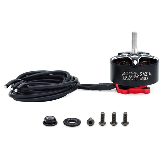 Surpass Hobby BAT S4214 brushless FPV motor with long wire lead and mounting screws set