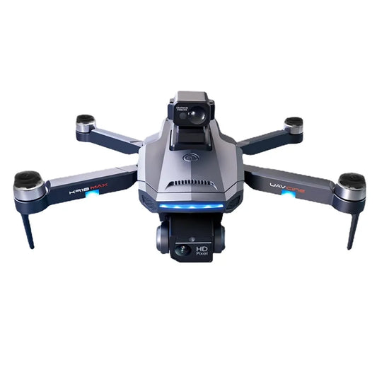 Drone GPS XYRC K918 MAX - 4K HD Évitement d'obstacles professionnel 8K HD DualHD Caméra sans brosse pliable Quadcopter RC Distance 1200M Drone de caméra professionnelle