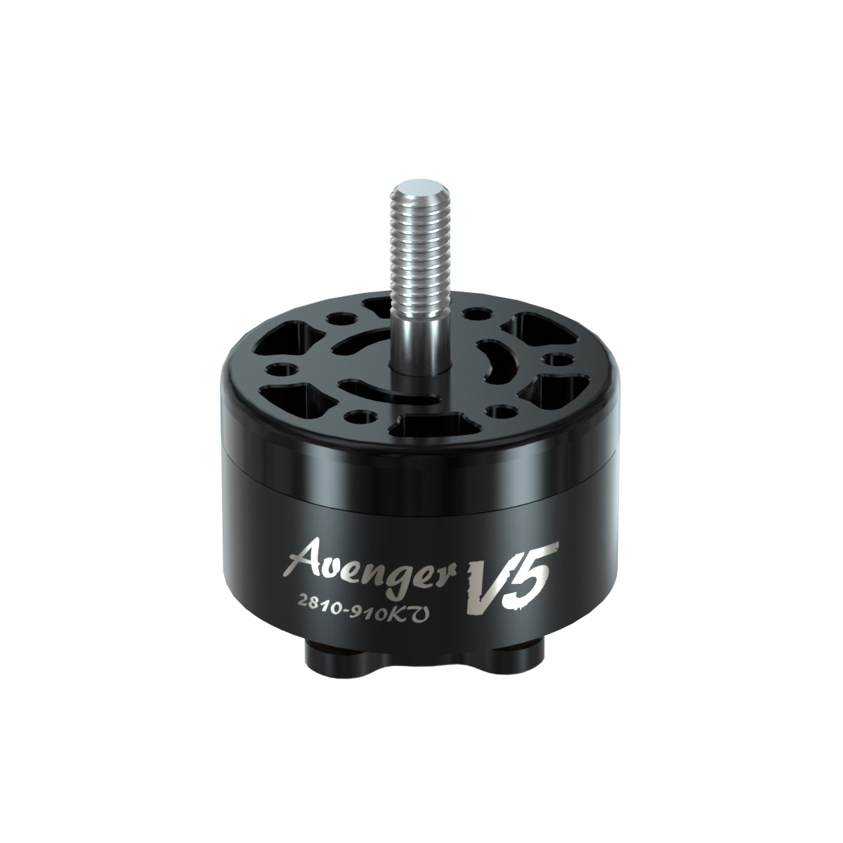 BrotherHobby Avenger V5 2810 910KV brushless motor with threaded shaft and black aluminum housing