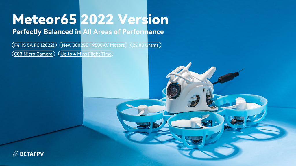 BETAFPV Meteor65 2022 Version - Brushless FPV Racing RC Drone ELRS 2.4G/Frsky LBT/TBS M01 AIO Camera VTX Whoop Quadcopter 5 BETAFPV Meteor65 2022 Version, Meteor65 2022 Version Perfectly Balanced in All Areas of Performance F4
