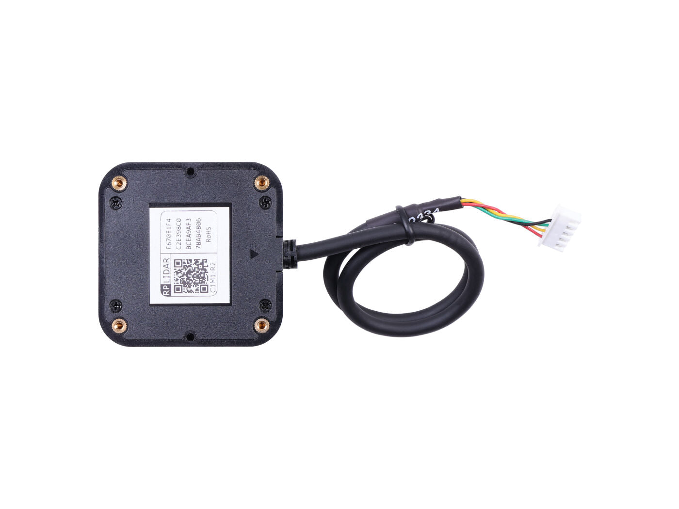 RPLiDAR C1M1-R2 Portable ToF Laser Scanner Kit, 360° 2D LIDAR, 12 m Range, 10 Hz, 5 kHz, 0.72°, IEC-60825 Class 1