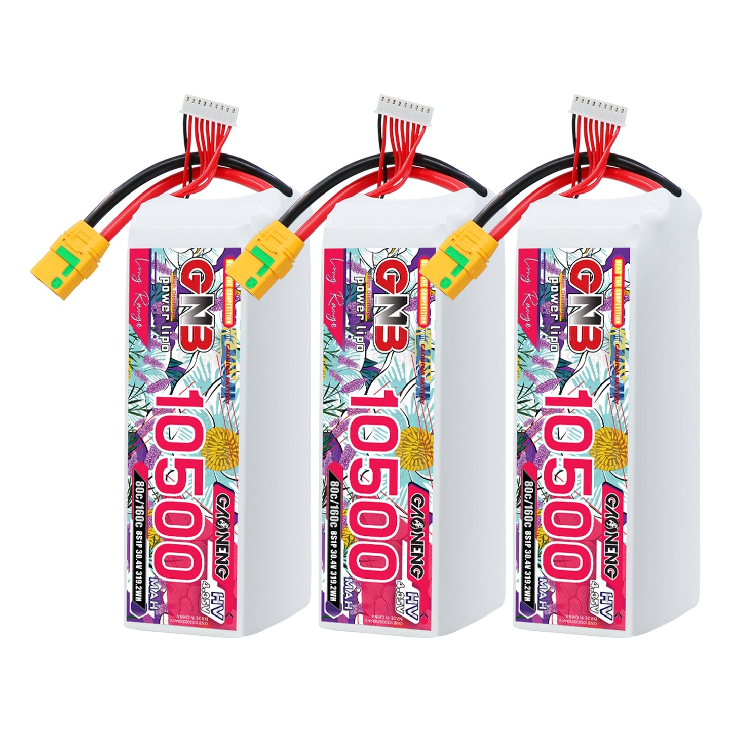 GAONENG GNB 8S1P 30.4V HV 10500mah 80C LiPo Battery XT90S
