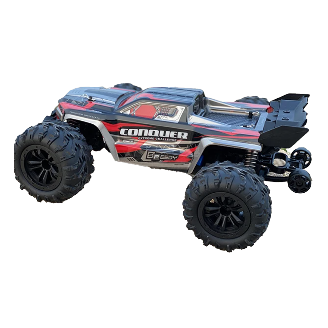1:16 RC Car Series – 75KM/H Brushless or 50KM/H Brushed 4WD Off-Road Drift Monster Truck with LED Lights, Metal Transmission, and 2.4G Remote Control