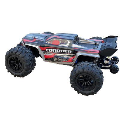 1:16 RC Car Series – 75KM/H Brushless or 50KM/H Brushed 4WD Off-Road Drift Monster Truck with LED Lights, Metal Transmission, and 2.4G Remote Control