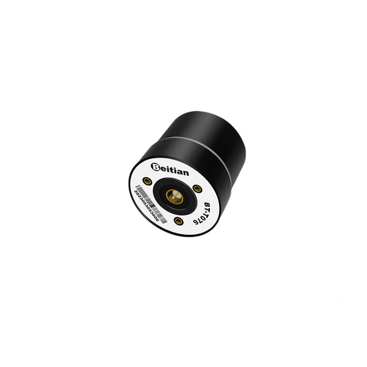 Beitian BT-T076 full-band multi-constellation GNSS antenna base view with SMA-J connector