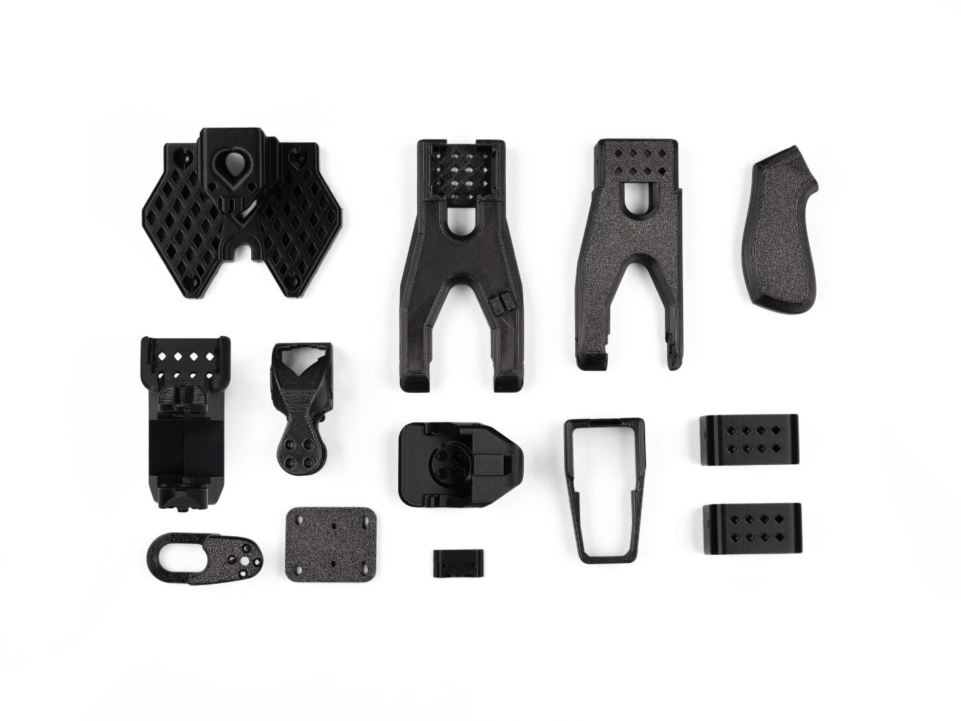 SO-ARM100 Low-Cost AI Arm 3D Printed Skeleton Parts for LeRobot | PLA+ (13% infill), Leader/Follower/Clamps, Black/White/Grey