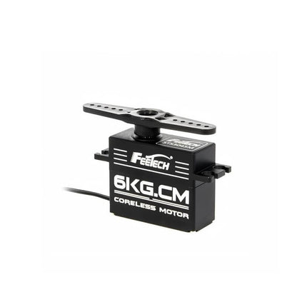 FEETECH STS3045 Servo Motor, Coreless Metal Gear, 6V 6kg 360°, 4.8–7.4V, Serial Bus, Feedback, 25T Spline