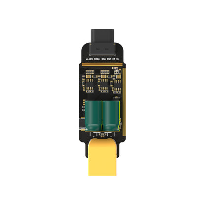 BrotherHobby Returner 6-12S 32Bit AM32 90A ESC, BrotherHobby Returner 6-12S 32Bit 90A ESC board with XT connector, dual green capacitors and power lead