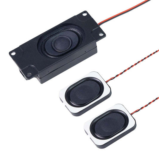Yahboom 3070/3525 3W 4Ω micro speaker set, 3070 rectangular speaker and two 3525 mini speakers