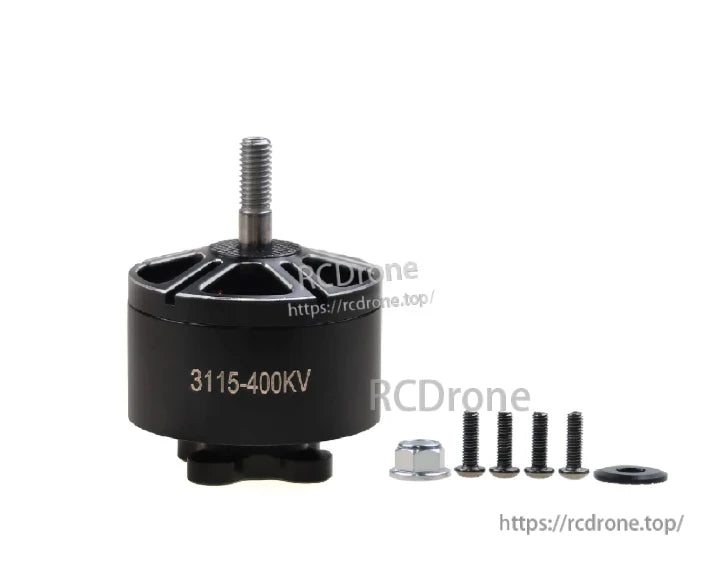 3115 Brushless Motor, 3115-400KV Brushless Motor with M5 Shaft and Mounting Hardware