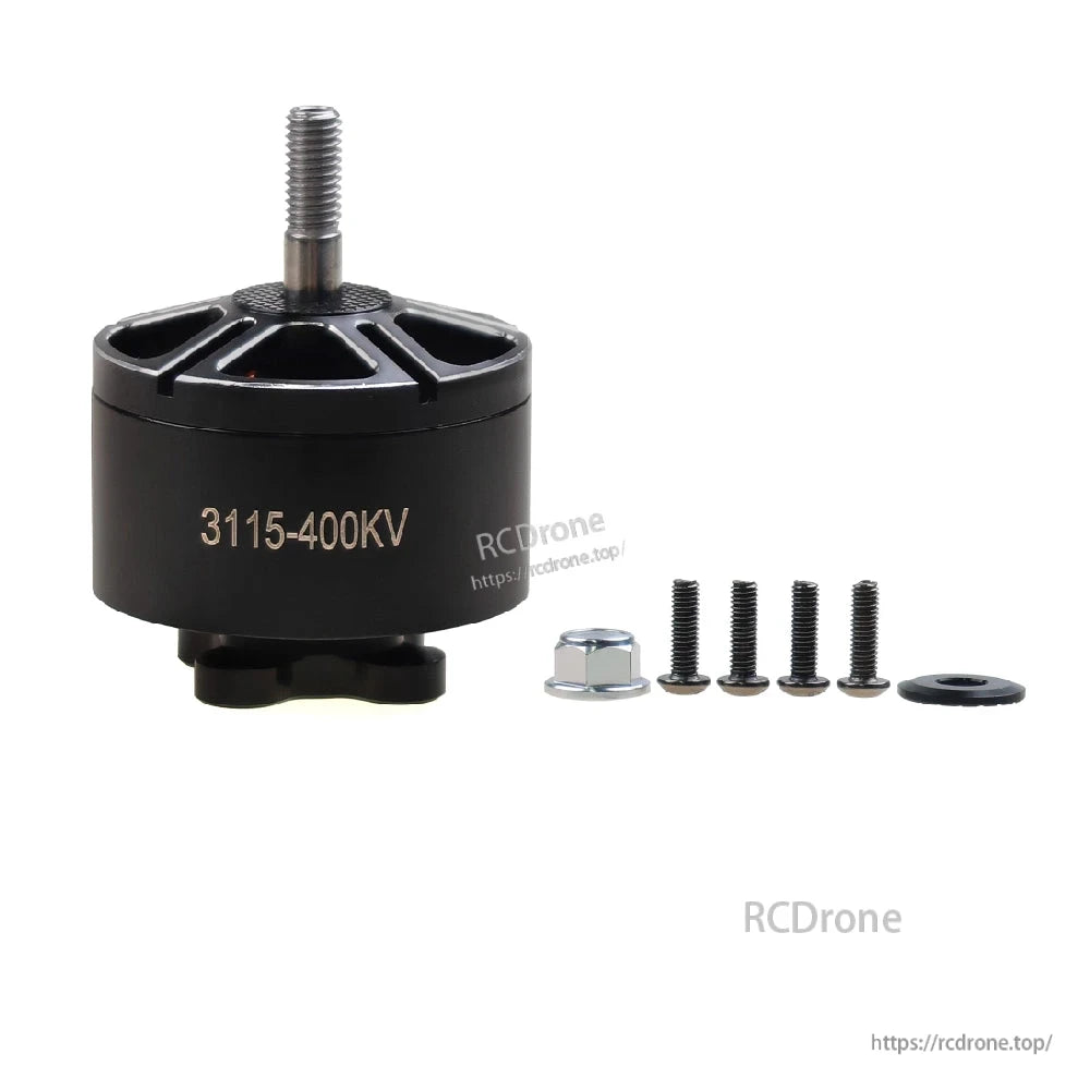 3115 Brushless Motor, 3115-400KV Brushless Motor with M5 Shaft and Mounting Hardware