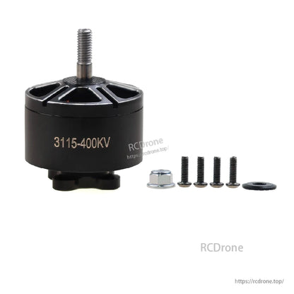 3115 Brushless Motor, 3115-400KV Brushless Motor with M5 Shaft and Mounting Hardware