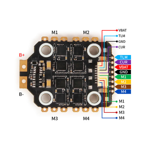 Holybro Tekko32 F4 4in1 Mini 50A ESC 8 ESC telemetry Supported Onboard analog current sensor BLHeli_