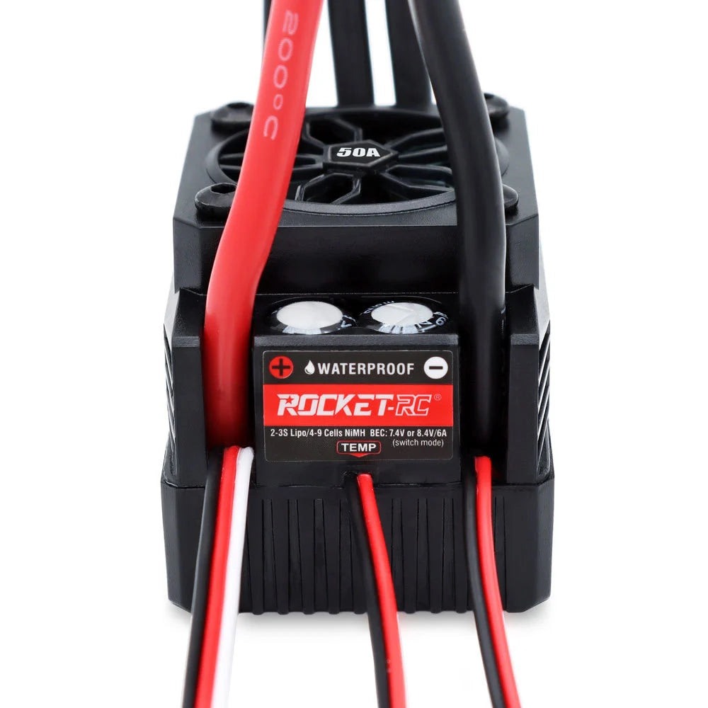 Rocket-RC Supersonic V2 Waterproof Brushless ESC 50A-110A for 1/10 RC Cars