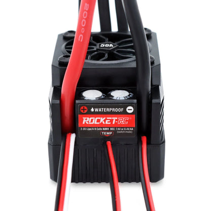 Rocket-RC Supersonic V2 Waterproof Brushless ESC 50A-110A for 1/10 RC Cars